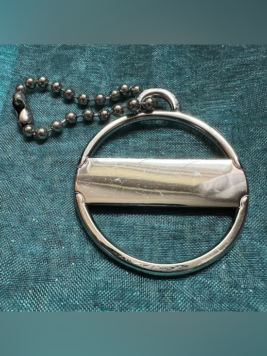 Coach 1941 Metal Medallion Logo Bag Charm - Picture 2 of 2